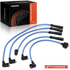 Set of 4 Spark Plug Wire Sets 7mm for Honda Prelude (1988–1990)