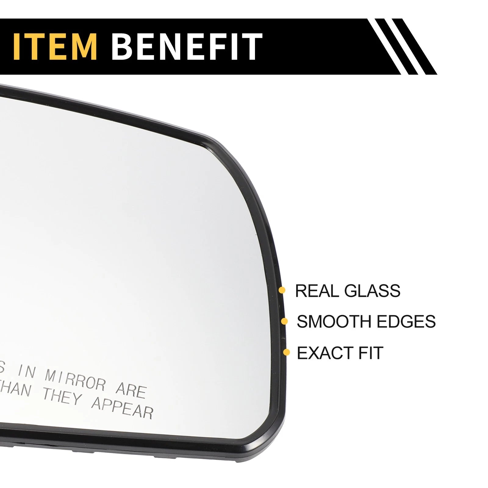 Heated Right Side Mirror Glass for Toyota Tundra (2007–2021) No. 879030C020