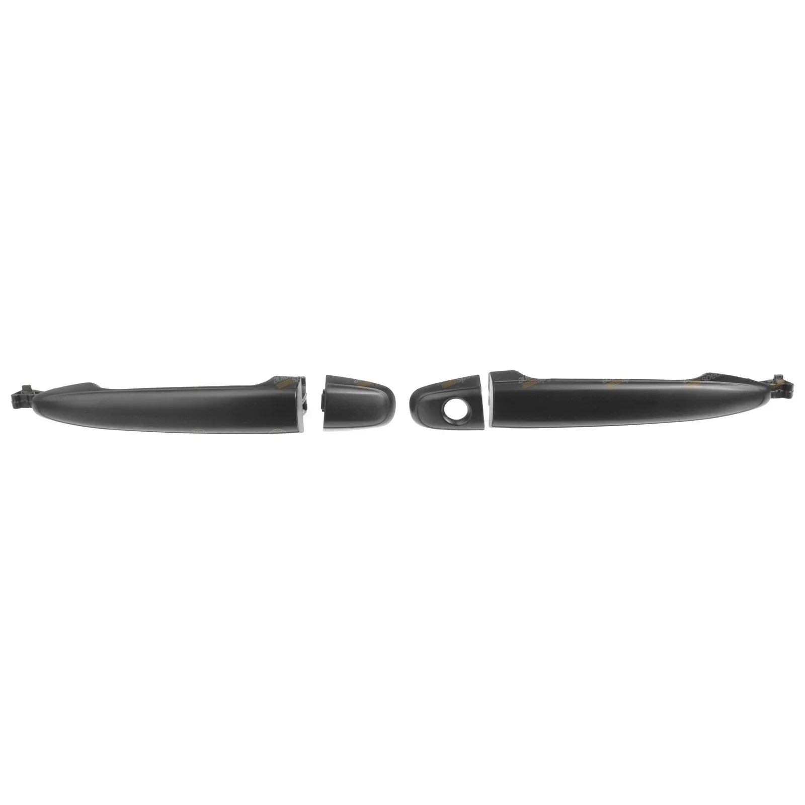 2 x Black Front Outer Door Handles for Toyota Camry (2006–2012)
