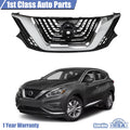 Front Upper Grille with Chrome Trim for Nissan Murano (2015–2018)