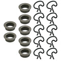 Complete Set Manual Transmission Shifter Bushings and Clips