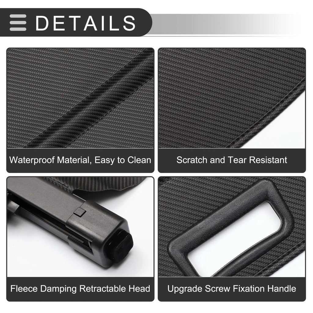 Retractable Cargo Cover for Mitsubishi Outlander (Electric, Black, Carbon Fiber)