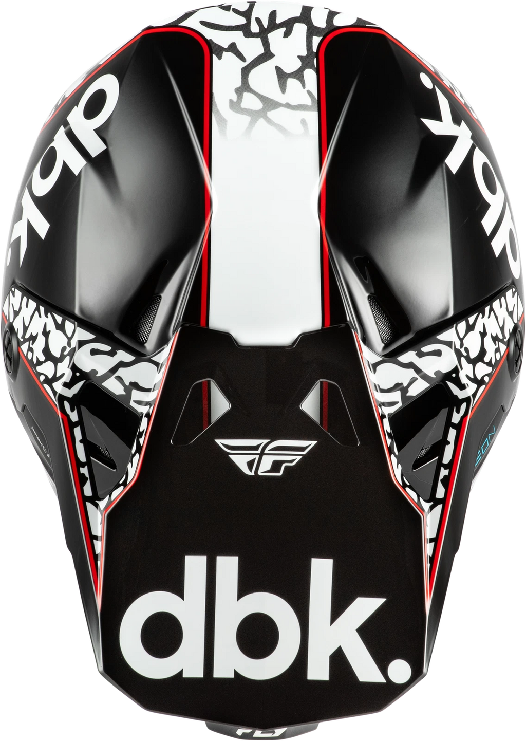 Fly Racing Formula CP Offroad Helmet for (Small, Black/White/Red) 73-0044S
