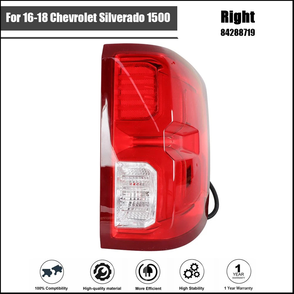 Tail Light Assembly Set for Chevrolet Silverado 1500 (2016–2018)