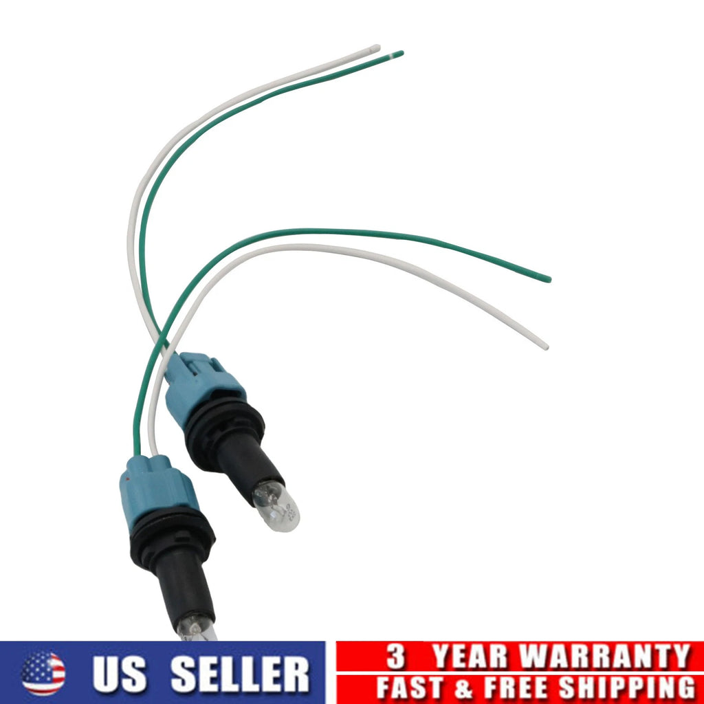 2X Parking Light Bulb & Socket Harness for Toyota Universal MDX ES IS NX