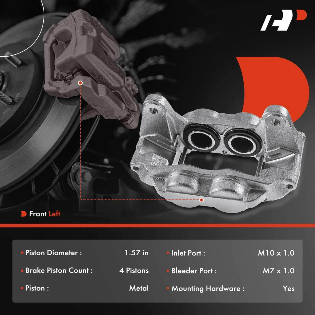 Front Left Brake Caliper for Subaru Impreza WRX TR (2006-2007)