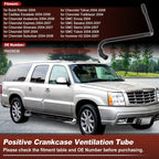 Positive Crankcase Ventilation Hose for Buick Rainier (2004) 19435538 Black