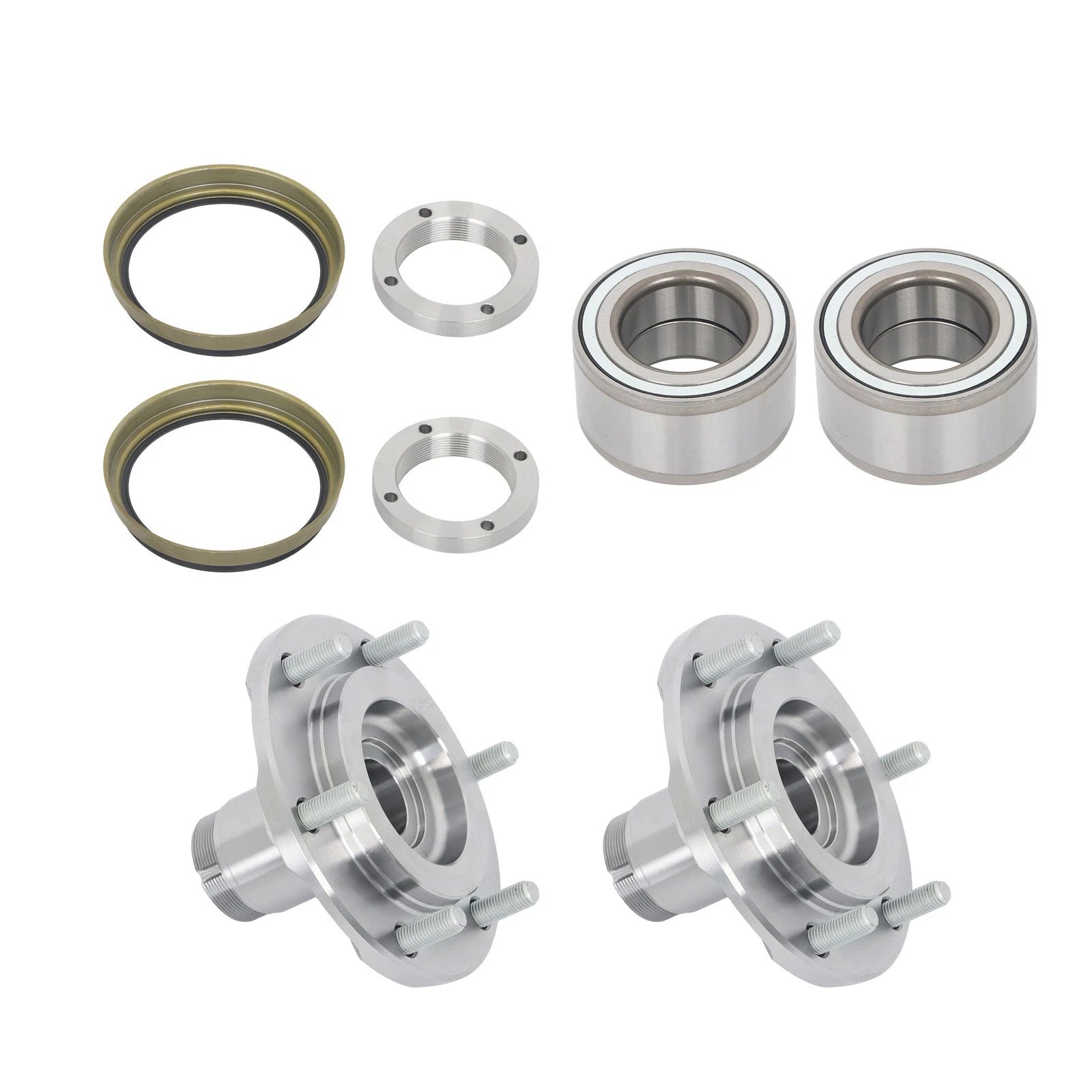 2X Front Wheel Hub Bearings for Toyota 4Runner Sequoia Tundra Tacoma (2000–2023)