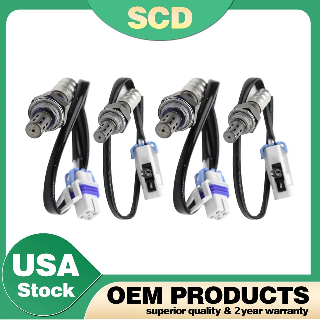4X Oxygen Sensor 234-4668 for Cadillac Chevrolet GMC Sierra 1500 (2003–2005)