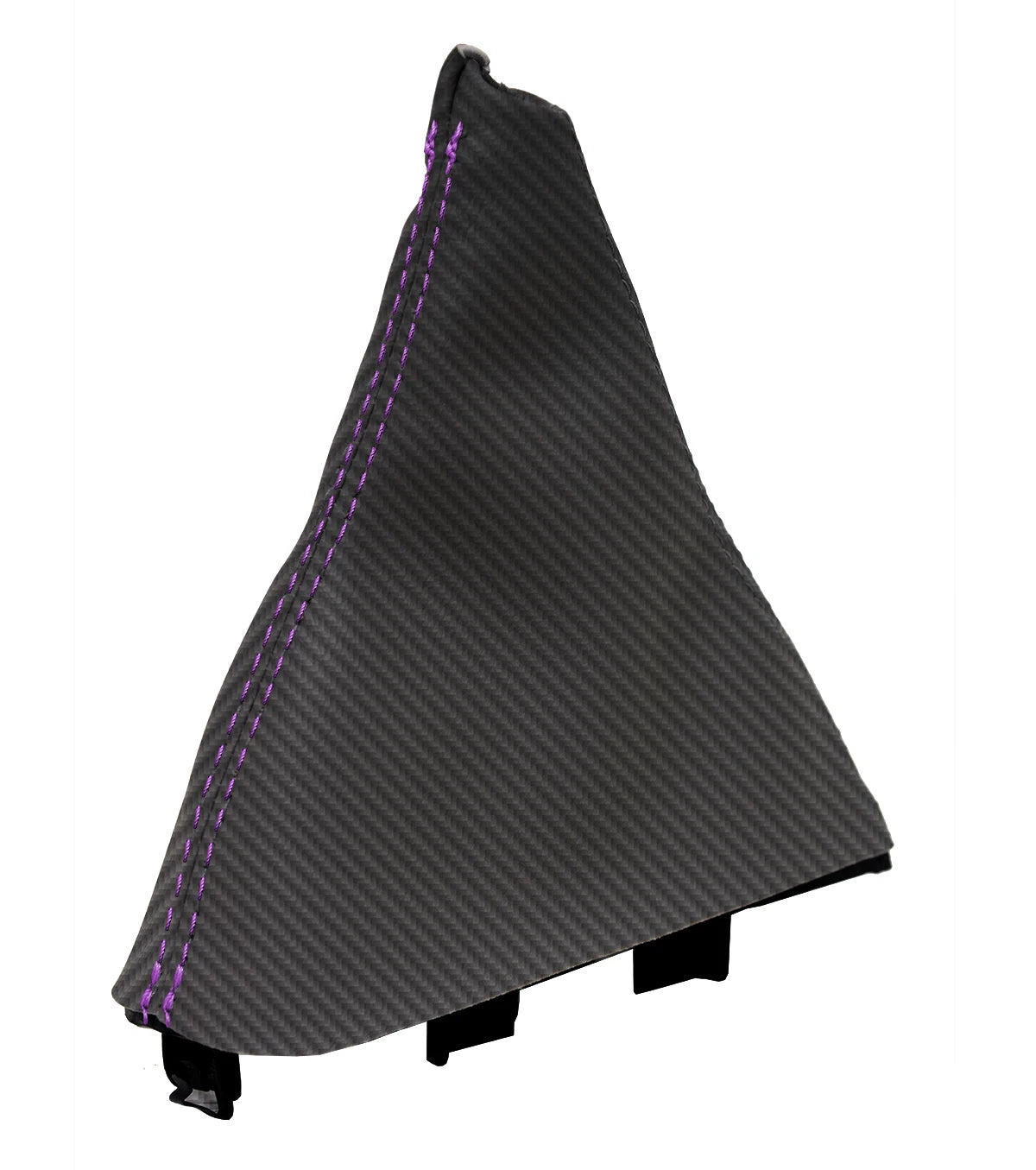 Manual Shift Boot Cover for Dodge Ram 2500 3500 (2003–2012) Carbon Fiber Purple Stitch