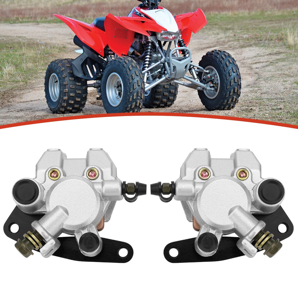 Front Brake Caliper & Pads for Yamaha Wolverine 350 450 (1995–2018)