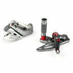 Aluminum Rearsets Footpeg Pedals for Kawasaki Z125 Pro (2016–2019)