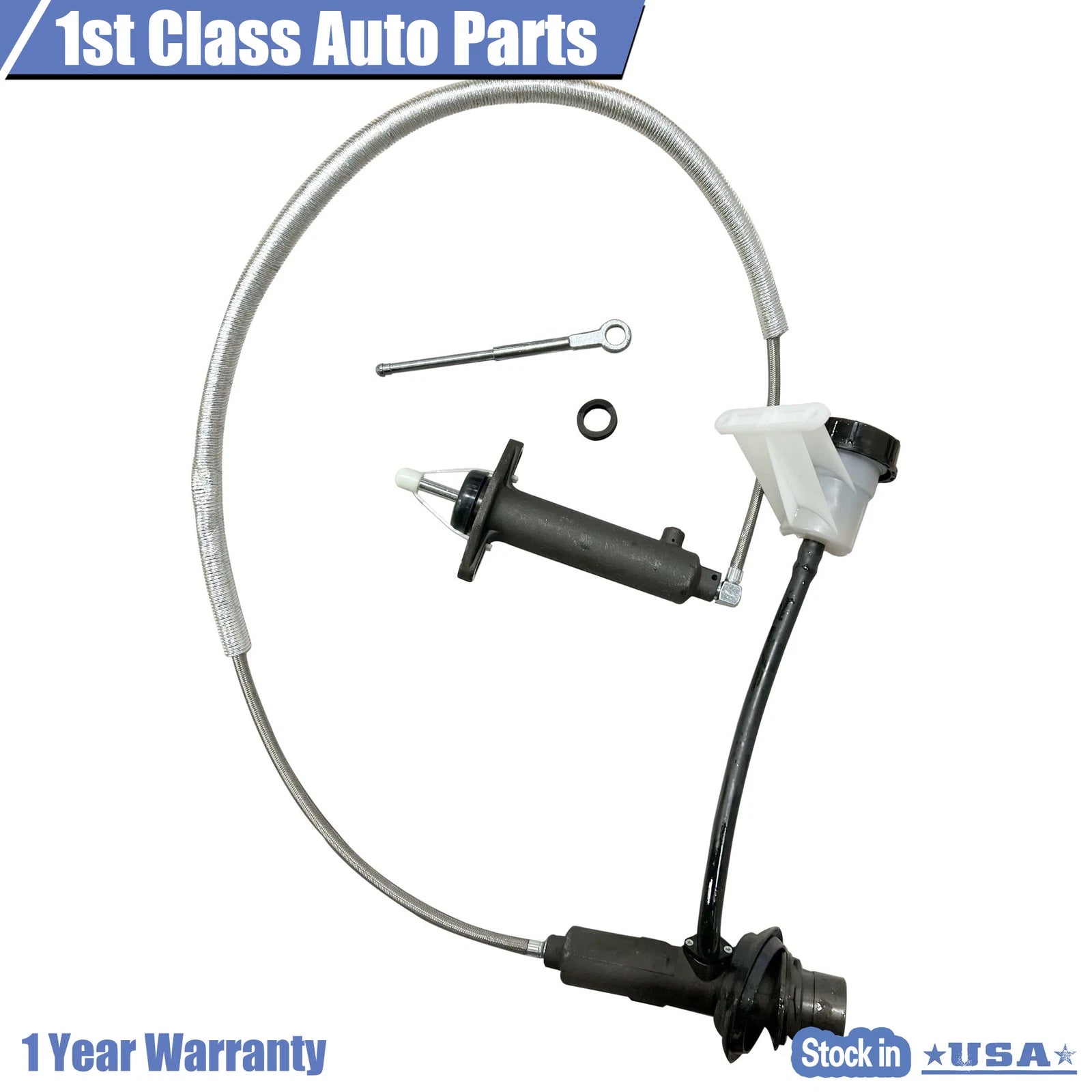 Clutch Master and Slave Cylinder Assembly for Dodge Ram 1500 2500 (1994–1997)