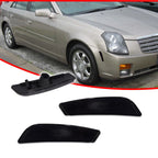 2X Smoked Lens Front Bumper Side Marker Lights for Cadillac CTS (2003–2007)