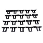 Set of 20 Plastic Mud Discharge Clips for Panels