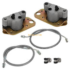 Front Brake Calipers & Hose Lines for Polaris Trail Blazer 250 400 (2001–2004)