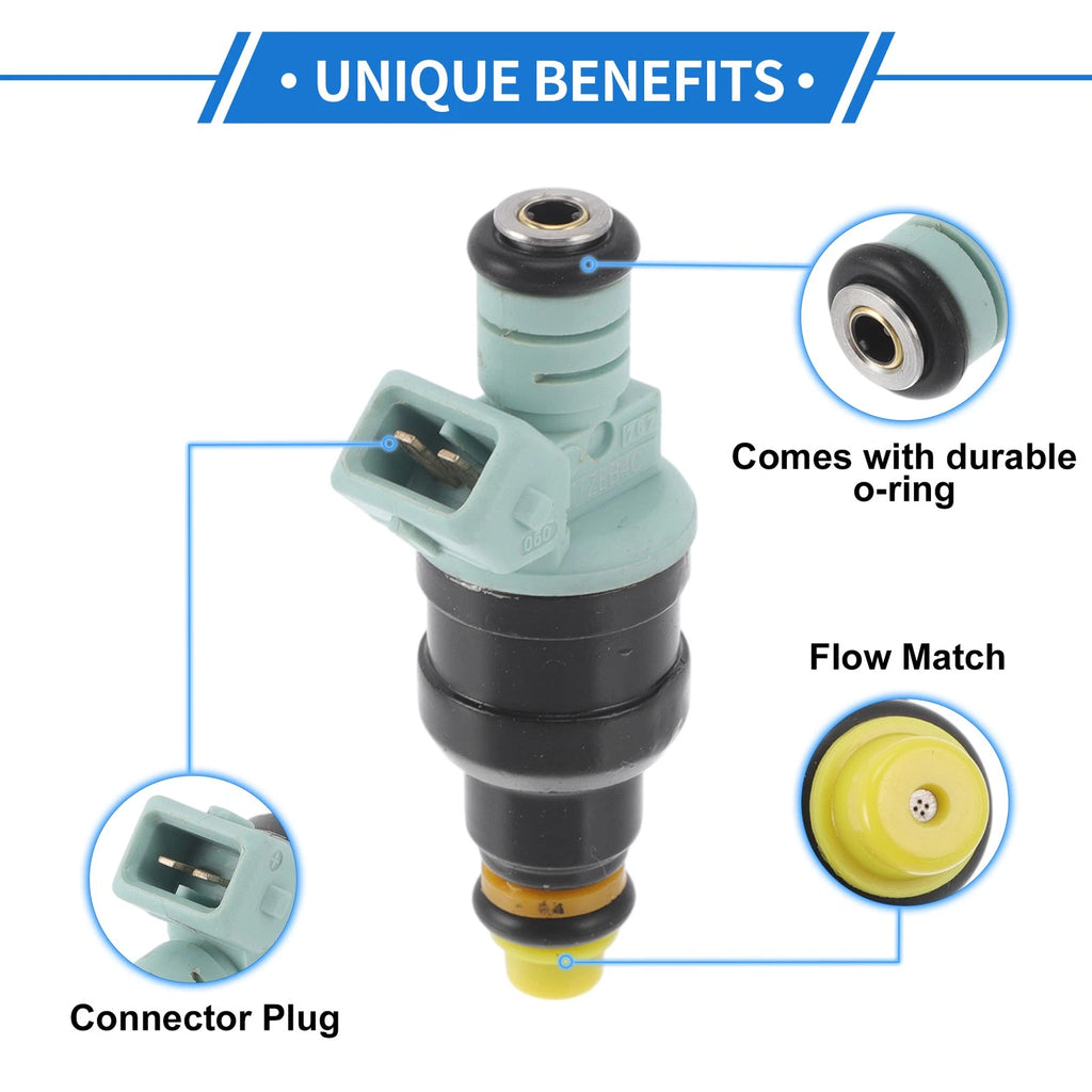 1 Pc Fuel Injector for Ford F150 F250 F350 E150 (No.F1ZEB4C/F1ZZ9F593B/82211112)