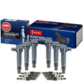 Set of 6 Denso COP Ignition Coils & NGK Iridium IX Spark Plugs for Hyundai Kia