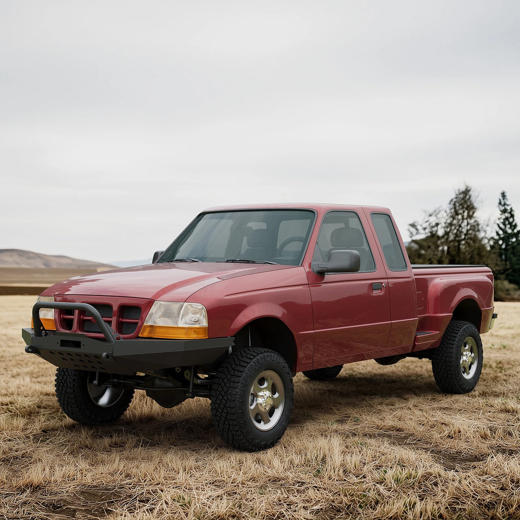Modular Front Winch Bumper with Bull Bar for Ford Ranger (1998–2011)