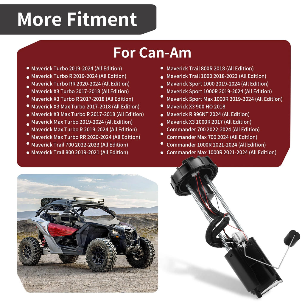 Fuel Pump Assembly 709001057 709000836 for Can-Am Maverick Trail (2018–2023)