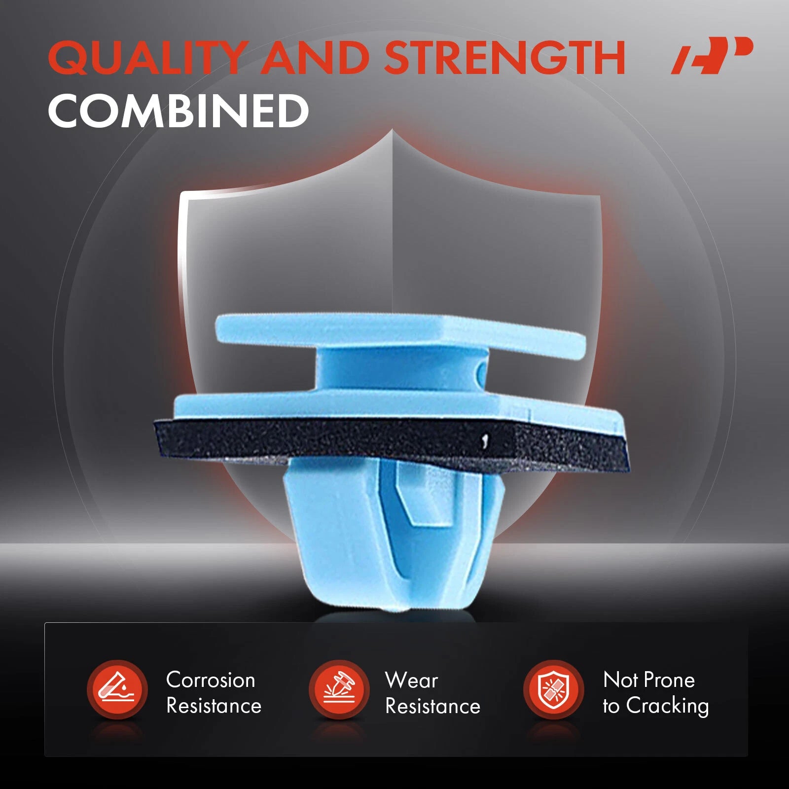 30Pcs 10mm Nylon Door Moulding Clip Retainer for Hyundai Kia