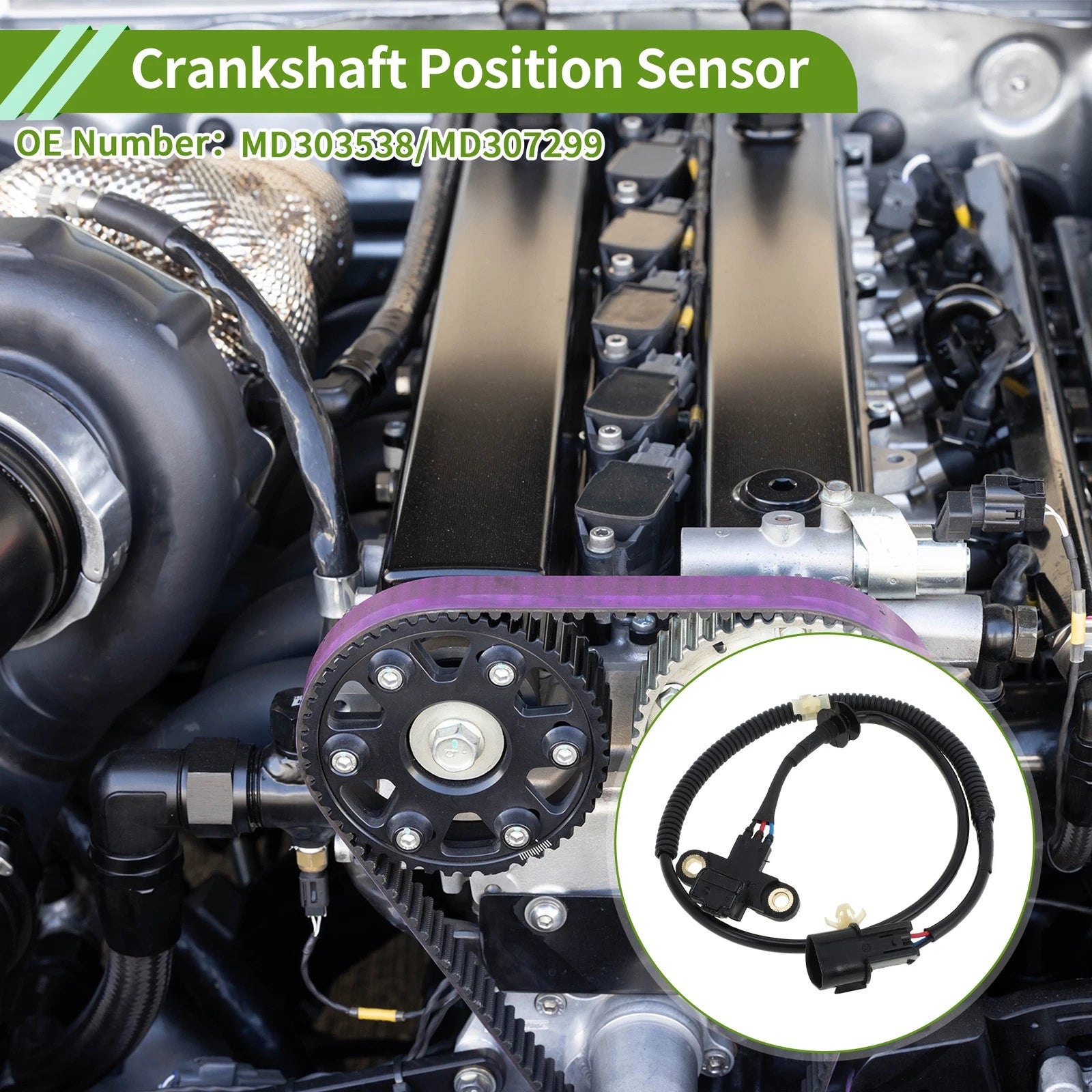 Crankshaft Position Sensor for Mitsubishi Mirage 1.8 (1995–1996) MD303538