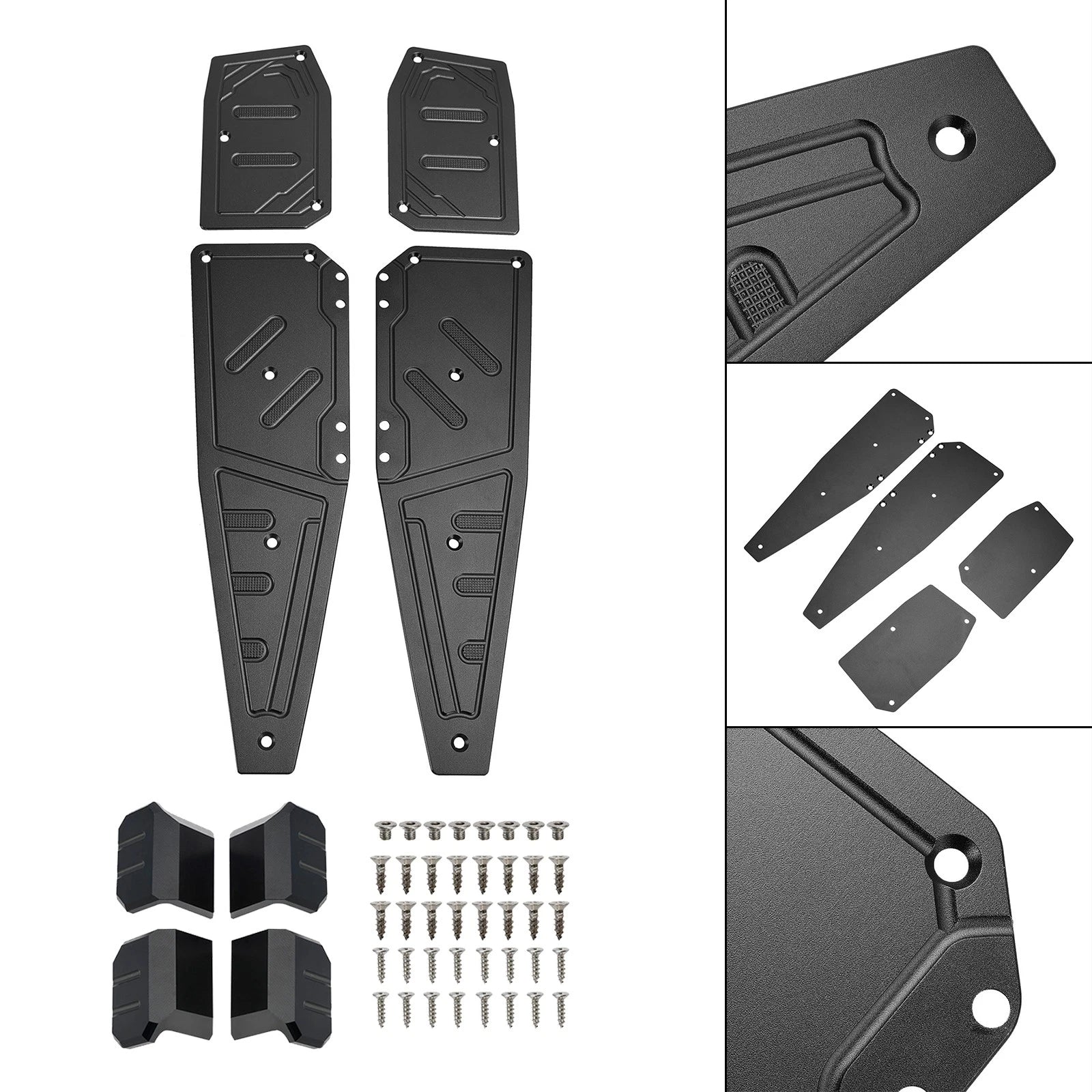 Footboard Foot Rest Pad Peg Pedal Plate for Aprilia SR GT200 SR GT125 (2022–2023)