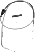 Stainless Braided Idle Cable 44" for Drag Specialties (5343144B)