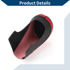 Gear Shift Knob Cover for Chevrolet Malibu (2016–2023) Red Black Faux Leather