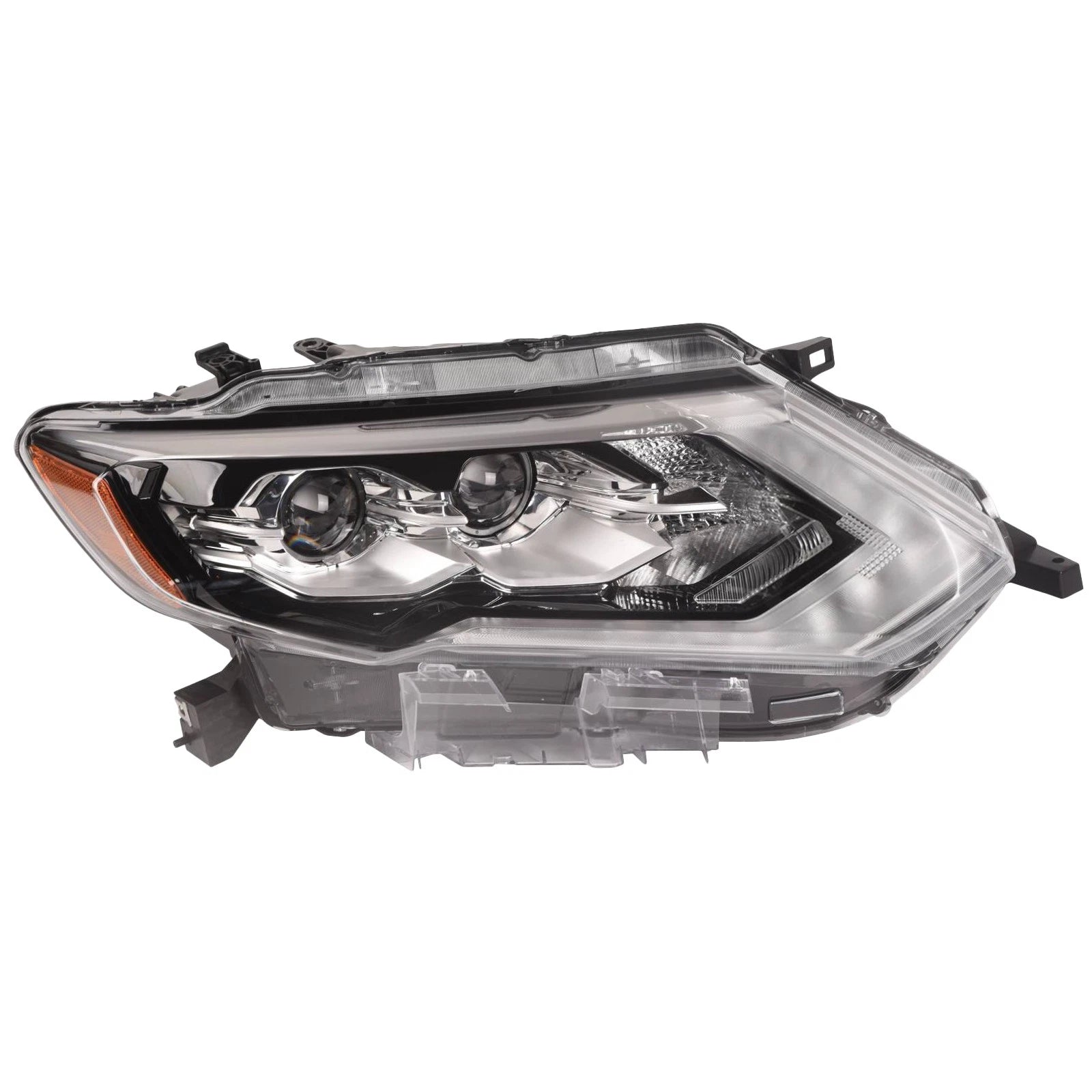 Set of 2 LED Headlights Assembly for Nissan Rogue (2017–2020)
