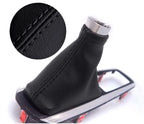 Automatic Shift Boot Cover for Acura TLX (2015–2020) Black Synthetic Leather