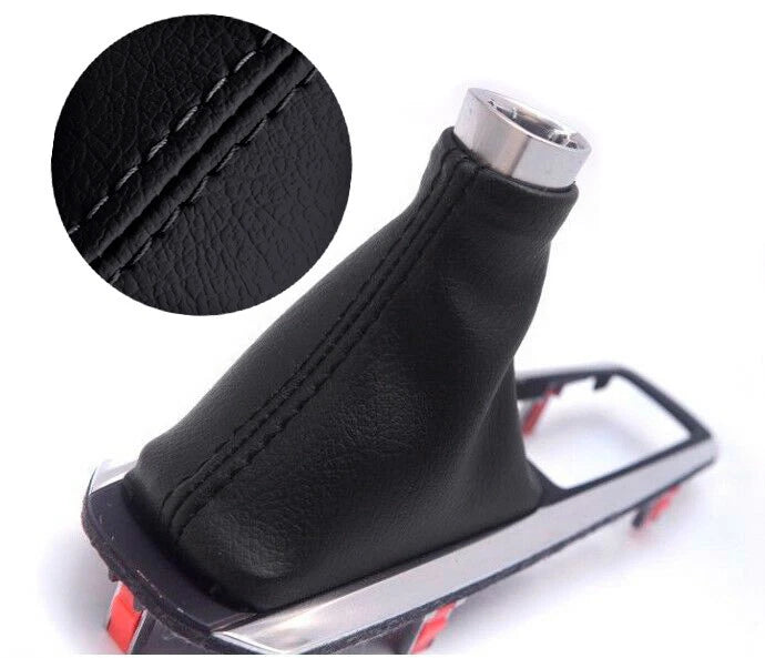 Automatic Shift Boot Cover for Acura TLX (2015–2020) Black Synthetic Leather