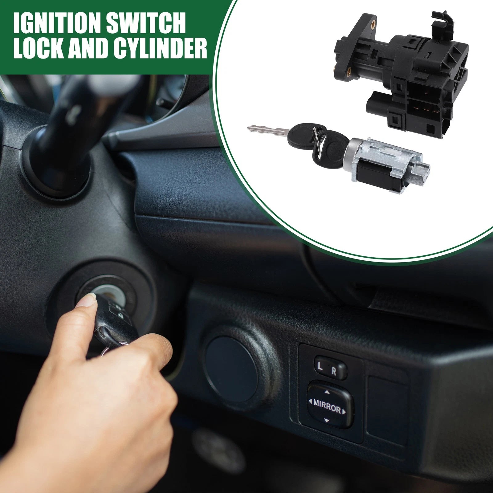 Ignition Starter Switch Lock Cylinder w/2 Keys for [Make Model] ([YYYY–YYYY])