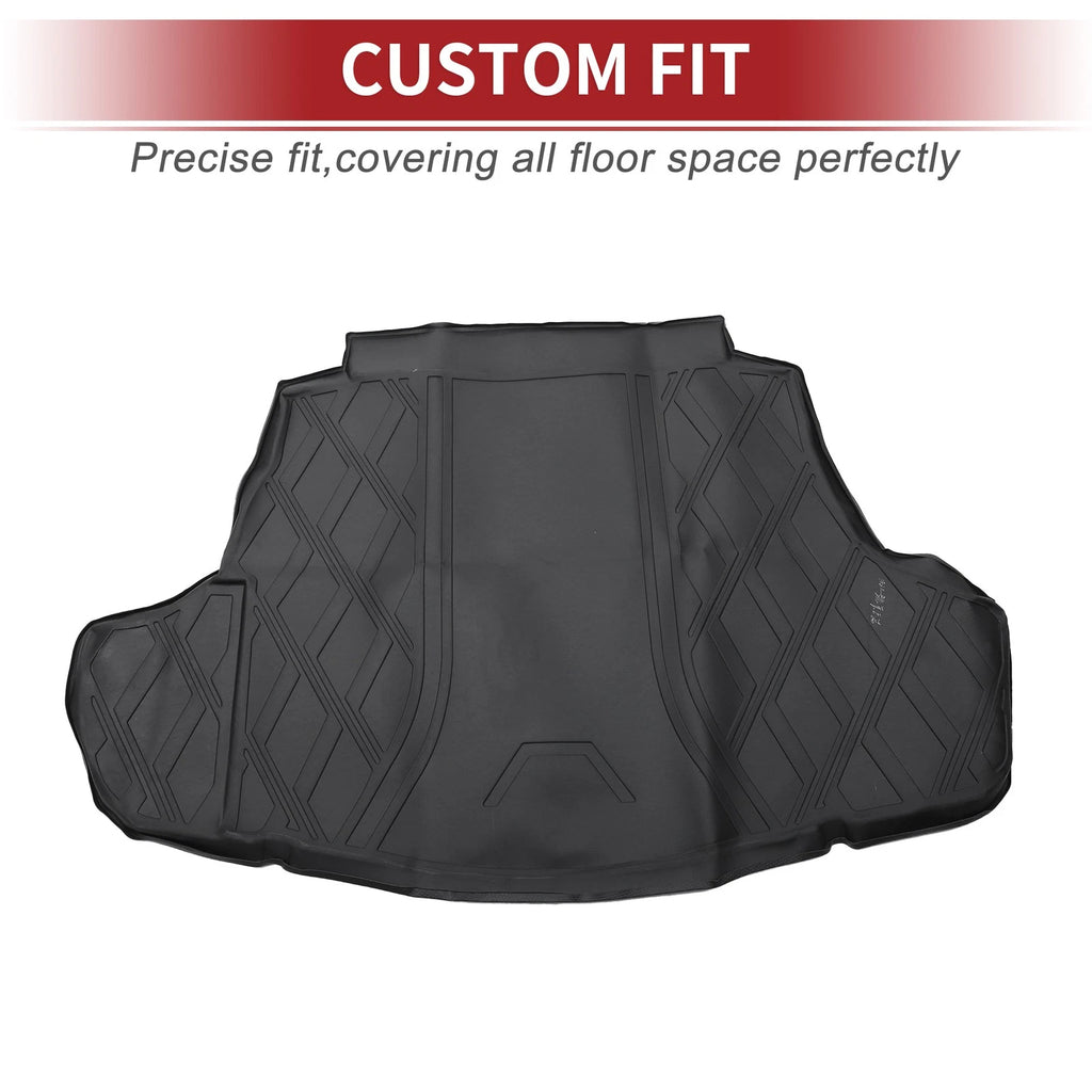 Cargo Liner Rear Trunk Mat for Toyota Camry (2018–2023) TPE Diamond Pattern