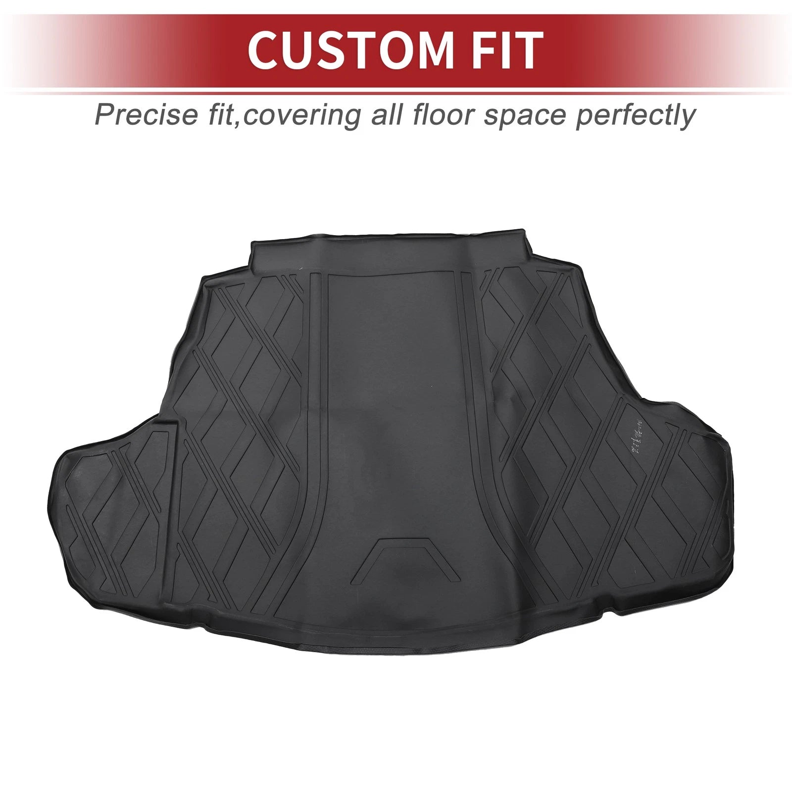 Cargo Liner Rear Trunk Mat for Toyota Camry (2018–2023) TPE Diamond Pattern