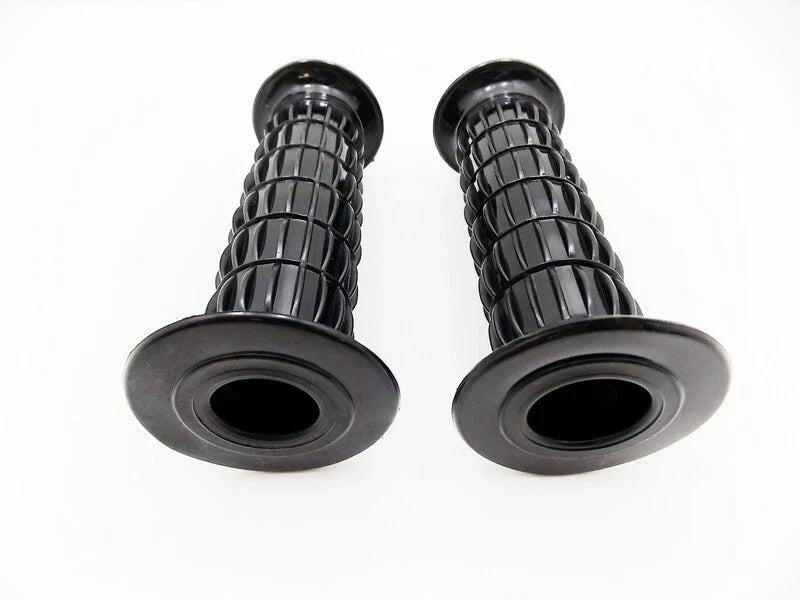 Black Hand Grip Set for Kawasaki KZ750N (1982) - Left & Right Pair