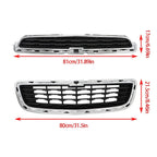 2X Plastic Front Center Mesh Grille for Chevrolet Trax (2014–2016)