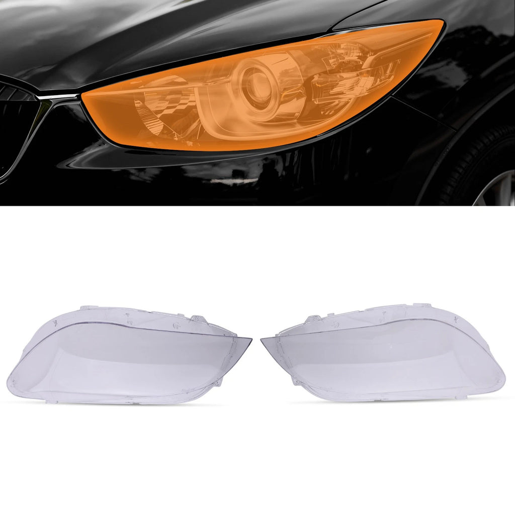 Headlight Lens Cover for BMW 7 Series (2009-2015) Clear Left Right