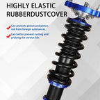 4X Coilovers Suspension Strut Kit for Honda Civic (2006–2011) - Blue
