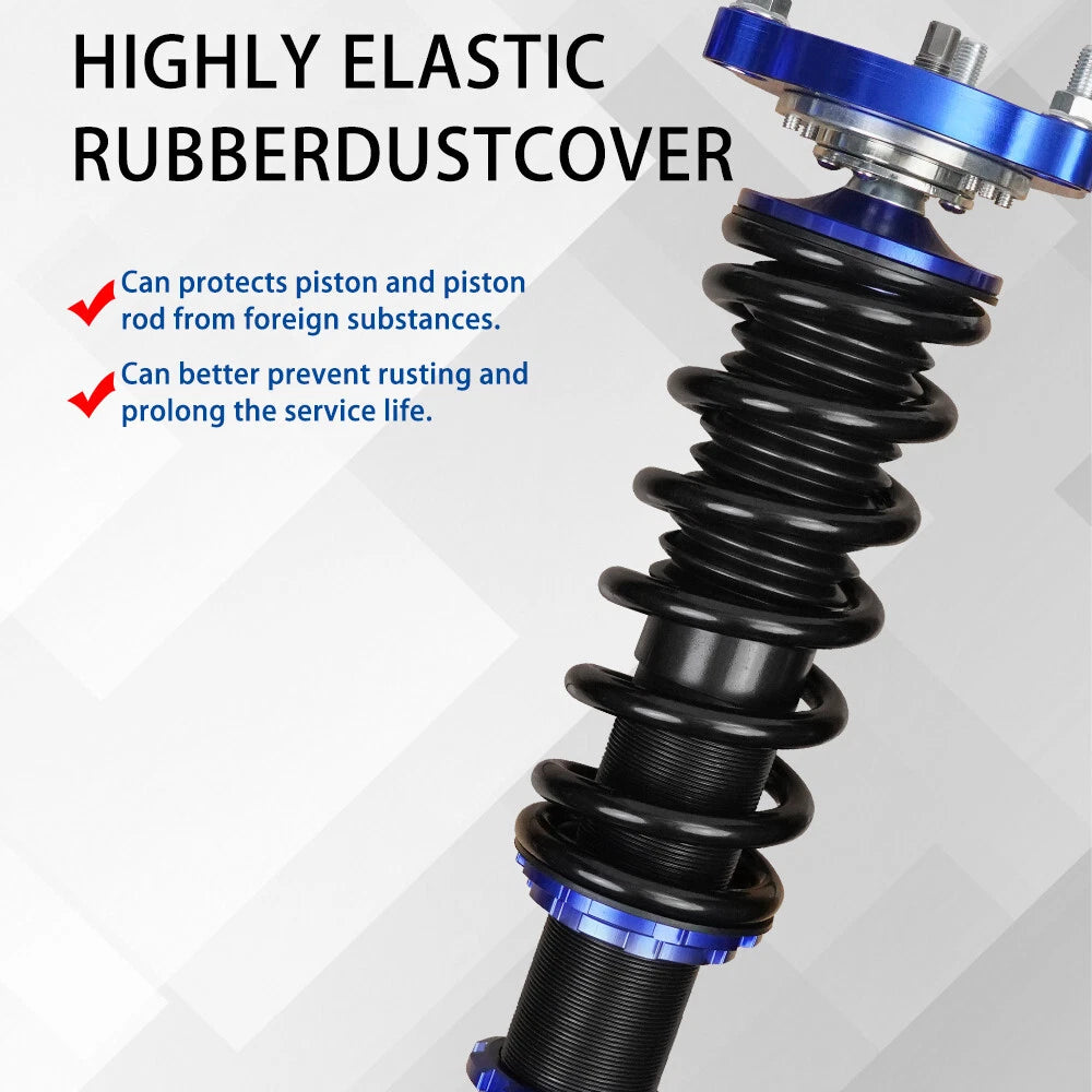 4X Coilovers Suspension Strut Kit for Honda Civic (2006–2011) - Blue