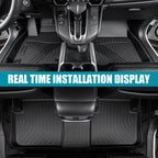 Set of 3 TPE Rubber All Weather Floor Mats for Dodge Journey (2011–2020)