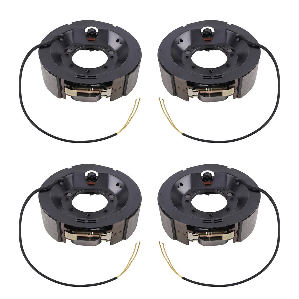 Set of 4 Electric Trailer Backing Plate Brake for Trailer Axle (23-451)