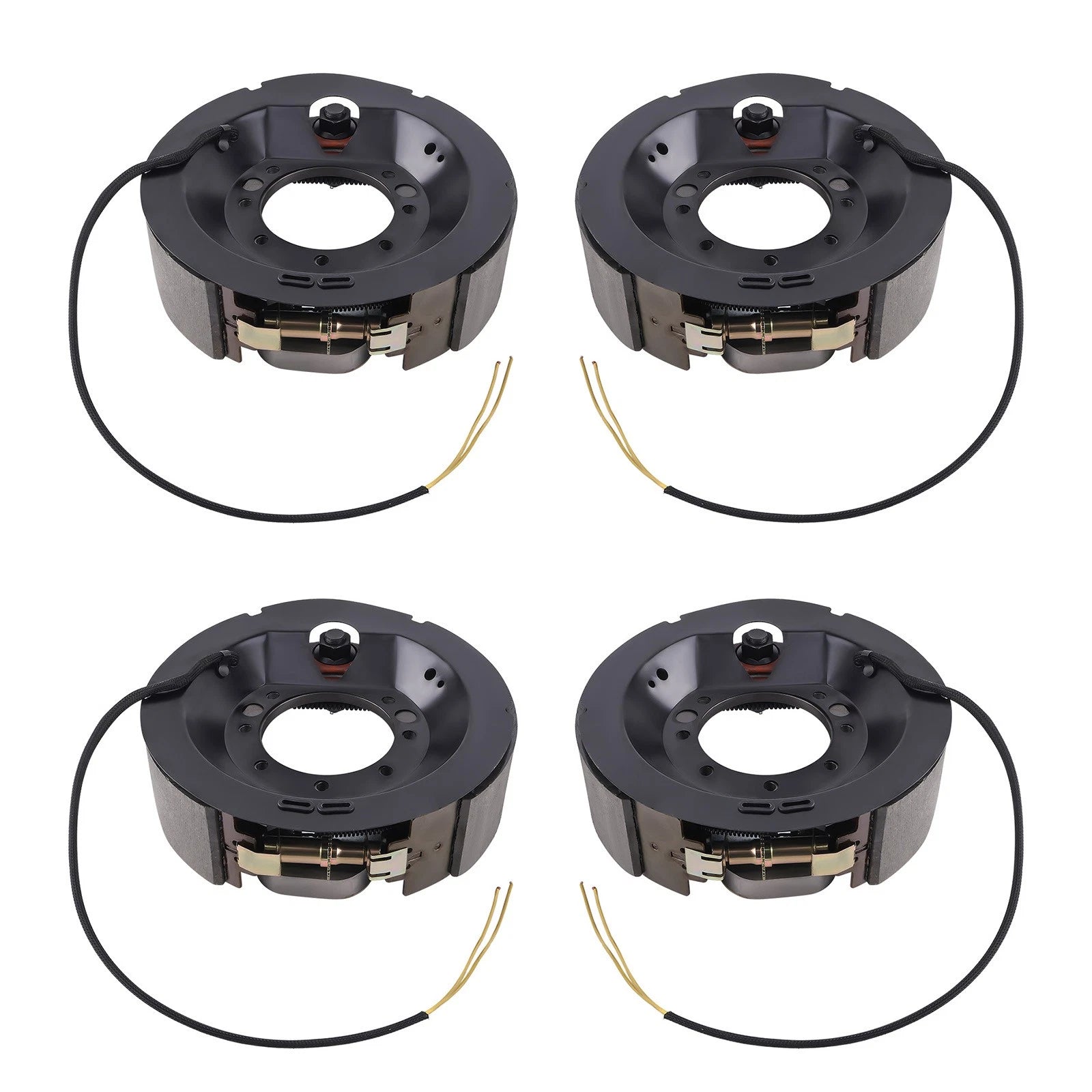 Set of 4 Electric Trailer Backing Plate Brake for Trailer Axle (23-451)
