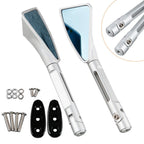 Set of 2 Rear View Side Mirrors for Suzuki GSXR 1000 (2001–2004) GSXR600 (2001–2005) Silver