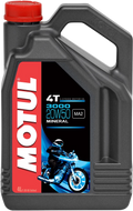 MOTUL 3000 20W-50 Mineral 4T Engine Oil for Motorcycle (1 Gallon) 107319