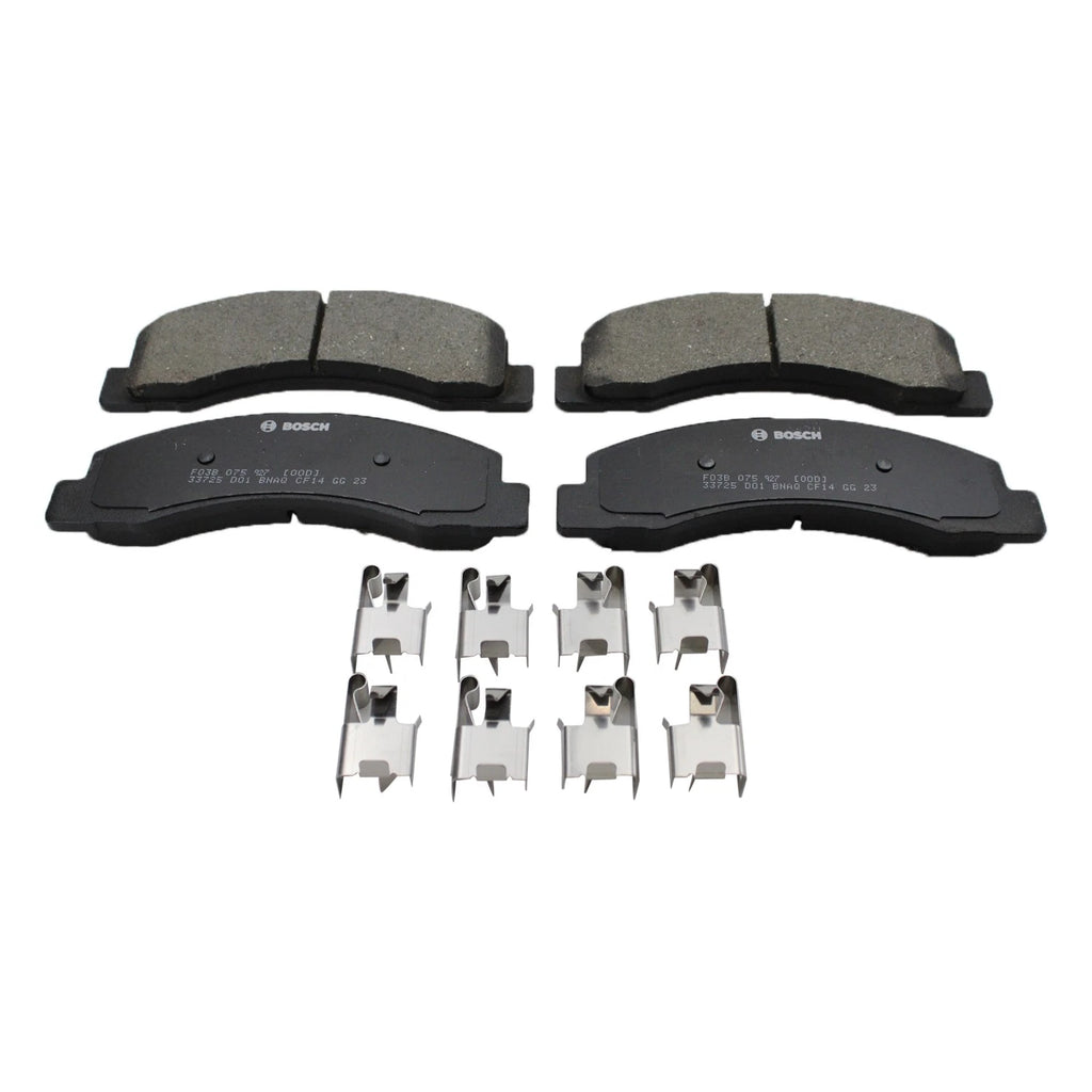 DuraGo Front Rotors & Bosch QuietCast Ceramic Brake Pads Kit for Excursion (2000–2005)