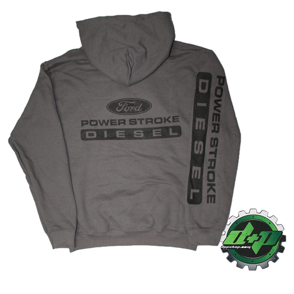 3X Gray Hoodie for Ford Powerstroke Diesel