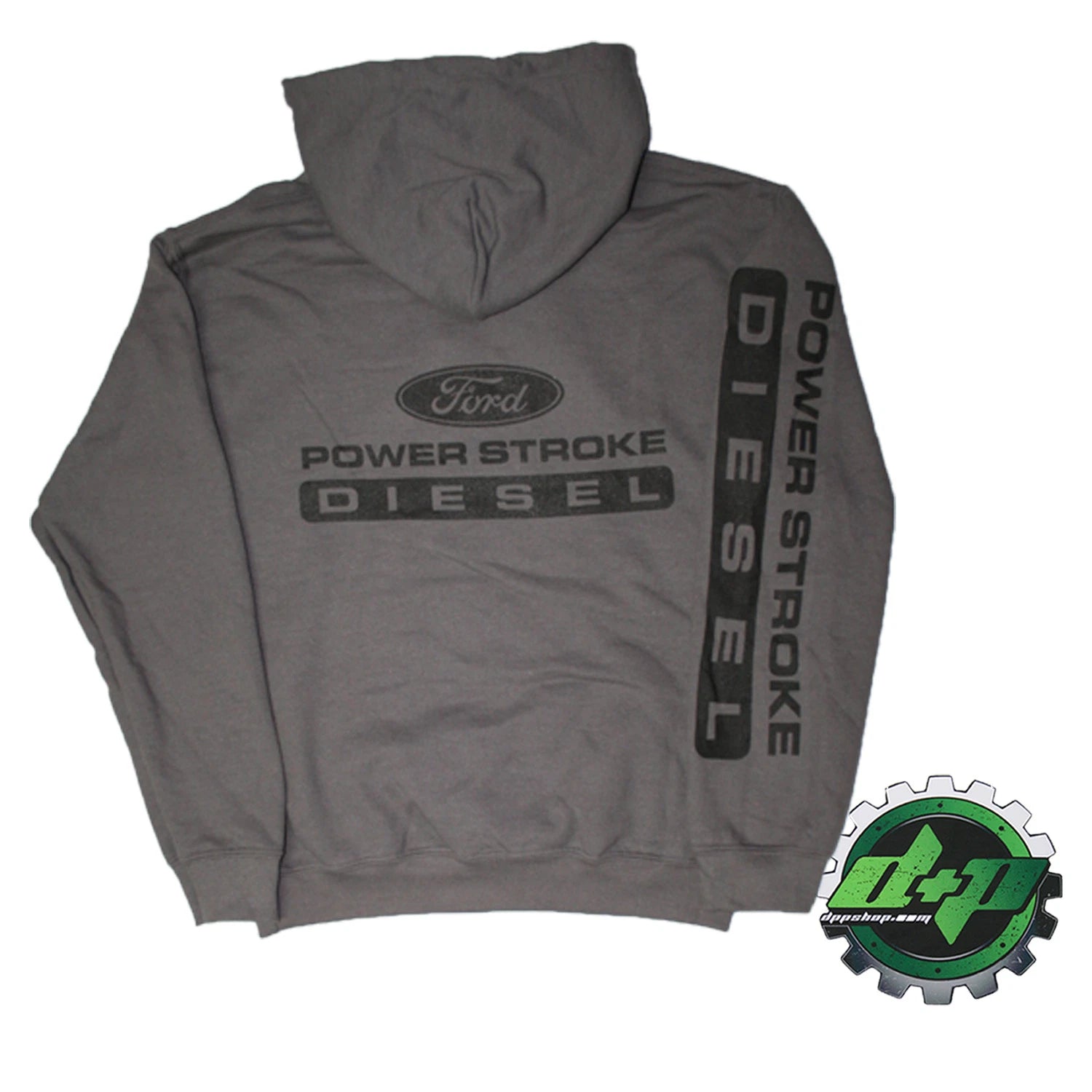 3X Gray Hoodie for Ford Powerstroke Diesel