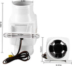 12V 130cfm In-Line Bilge Blower for Boat (3")