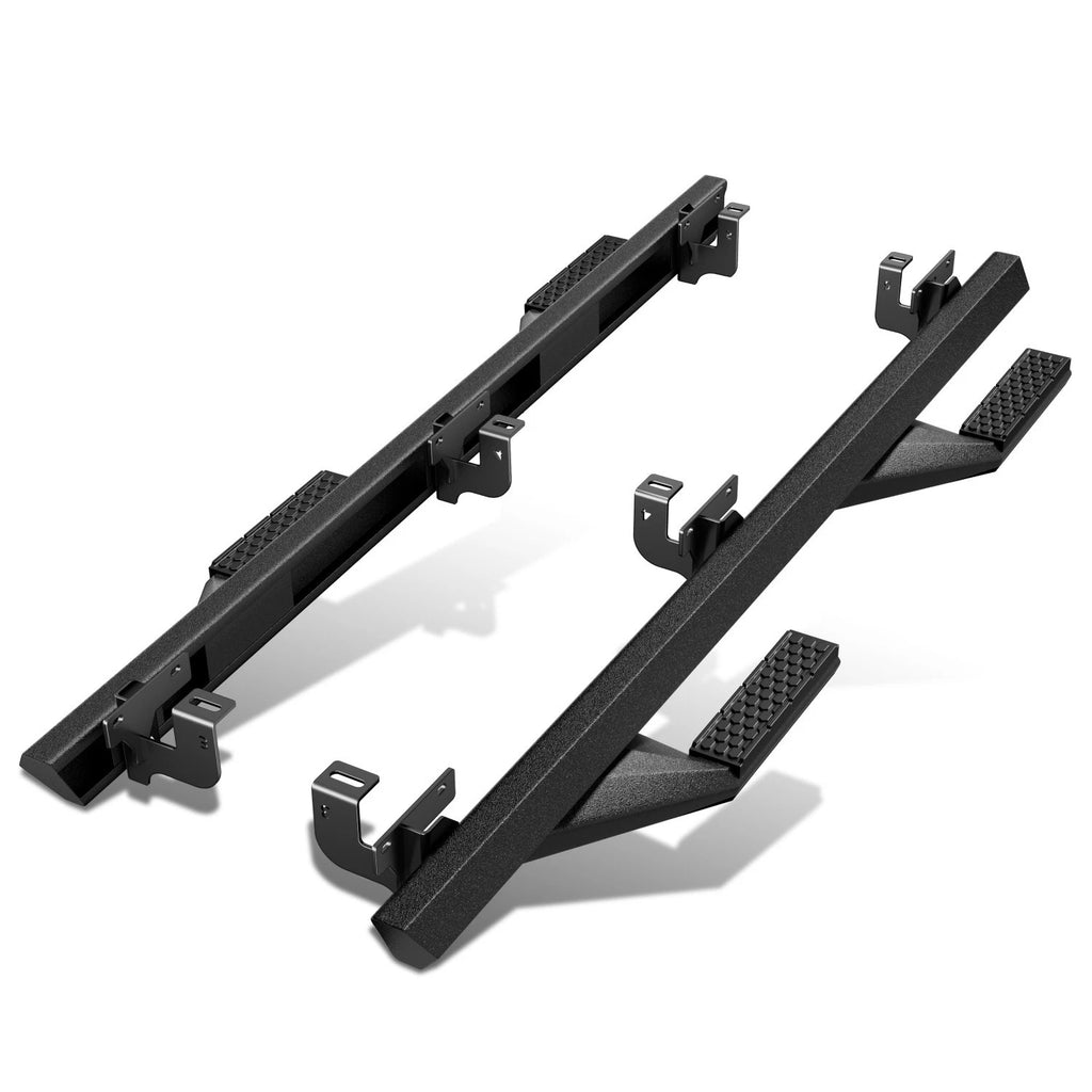 Pair of Mild Steel Side Arm Step Bar Running Boards for Jeep Wrangler JL (2018–2022)